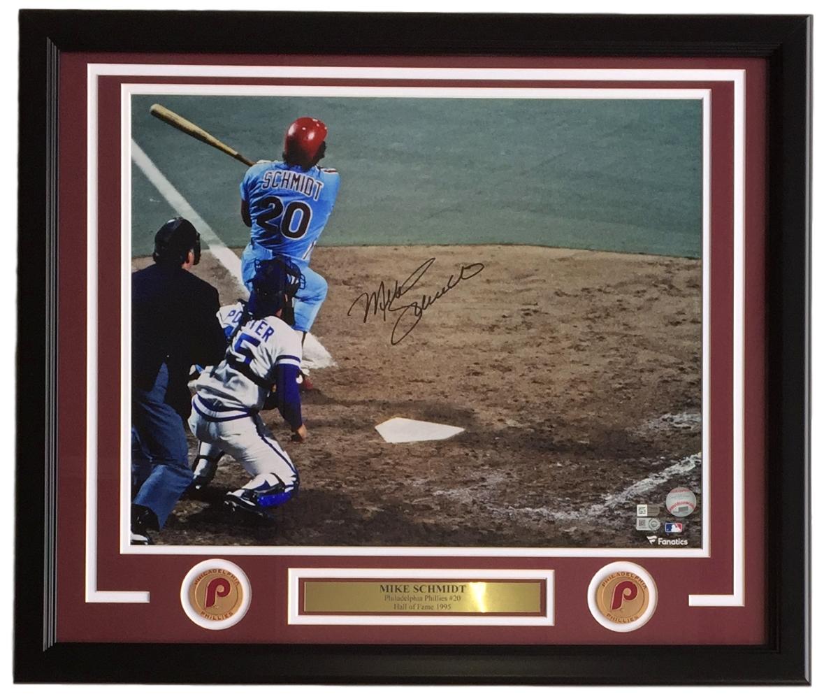 Mike Schmidt Signed Framed 16x20 Phillies 500th Home Run Photo Fanatics